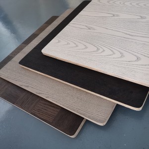 Plywood Custom Veneer de chàileachd àrd airson panalan balla agus àirneis