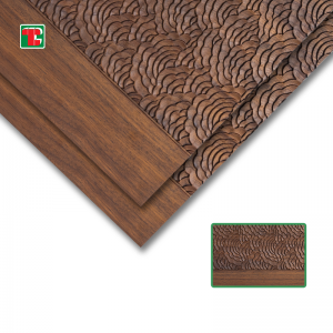 Luxuriöses Wandpaneel aus massivem Holz mit Rattanstruktur, das Außenwandverkleidung für Außenverkleidungsplatten verkleidet