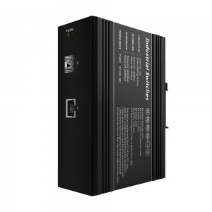 TH-6F0101P Industrial Media Converter 1xGigabit SFP, 1×10/100Base-T PoE