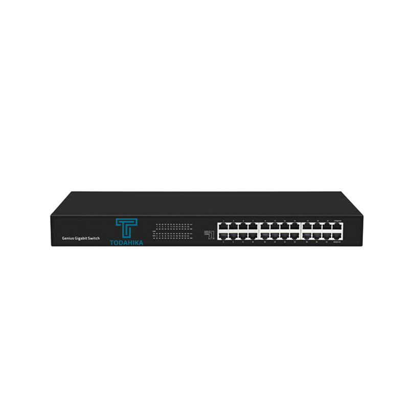 TH-G0024AI-R Ethernet Switch 24×10/100/1000Base-T Port Rack-mount, VLAN setting, 250meter transmission