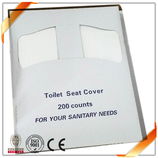 1/4 Fold, Paper Toilet Seat Cover, 100% Virgin