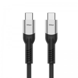USB C għal USB C Cable USB 3.1 Gen 1 Tip C PD Iċċarġjar Mgħaġġel 5Gbps Kompatibbli ma' Samsung Nota 10 9 S20 S10 S9 MacBook Pro Air 13″ iPad Pro 2020 Google Pixel 4 3 2 XL Nintendo Switch, 0.5-3M
