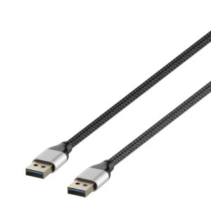 USB 3.0 A - A ерлер кабелі, USB еркектен еркекке кабельге қос ұшты USB сымы қатты диск корпустарымен, DVD ойнатқышымен, Cool PF459G ноутбукімен үйлесімді