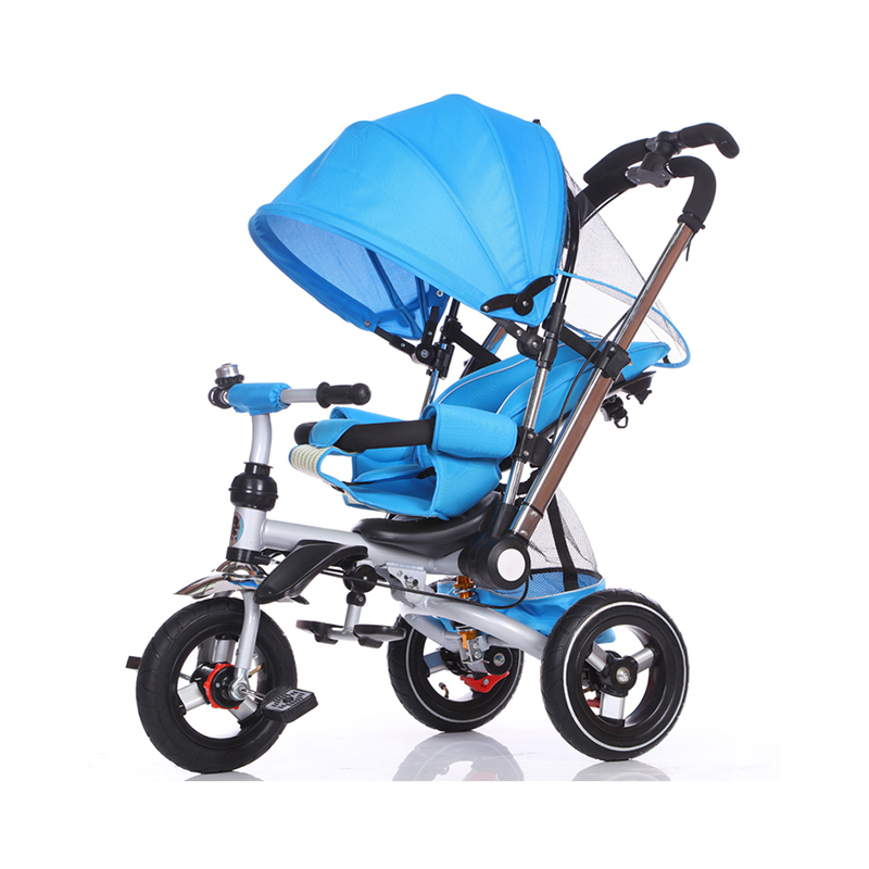 Baby stroller TX-010  All Terrain Toddler Bike 6-in-1, Officially Licensed & Designed by Bentley Motors UK; Baby to Big Kid Tricycle is a Compelling Statement of Performance & Luxury, Sequin Blue (10m-5y+)