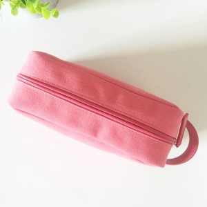Brand Style Fashion Pink Cotton Canvas Handy Bag Ladies Pouch