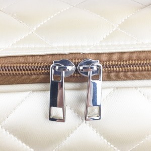 Portable Easy Carry Travel Storage Golden Satin Garment Cover Bag