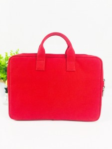 Luxury Ladies Business Cotton Canvas Laptop Bag