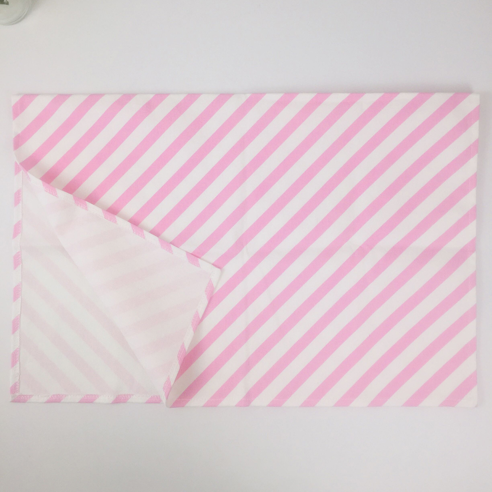 Custom Pink Printed Twill Cotton Coffee Table Mat Square Tablecloth Home & Kitchen Decoration Featured Image