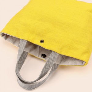 Cotton and Linen Fashion Tote Eco Bag Mini Shopper