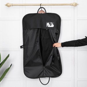 Waterproof RPET Recyclable Fabric Made Extra Large Suit Bag, Anti Dust Bag, Foldable Suit Cover and Easy Carry On the Go Travel Kit