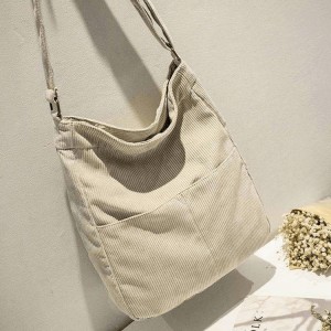 2020 Autumn Japan Korea Trend Fashion Corduroy Shoulder Bag