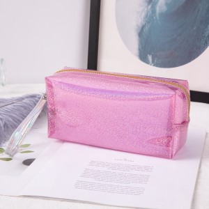 Fashion Fluorescence Waterproof PVC Wash Pouch Custom Travel Cosmetic Bag