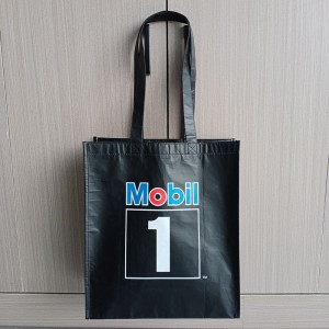 Wholesale Custom Laminated Tote Bag RPET Non Woven Shopping Bags