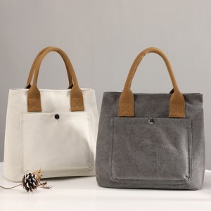 Fashion Ladies Plain Cotton Handbag Custom Canvas Tote Bag Manufacturers