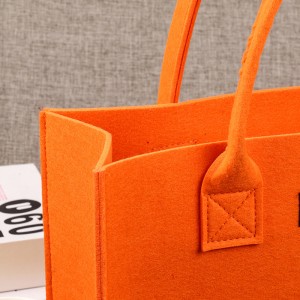 Factory Wholesale Custom Logo Felt Shopping Tote Bag