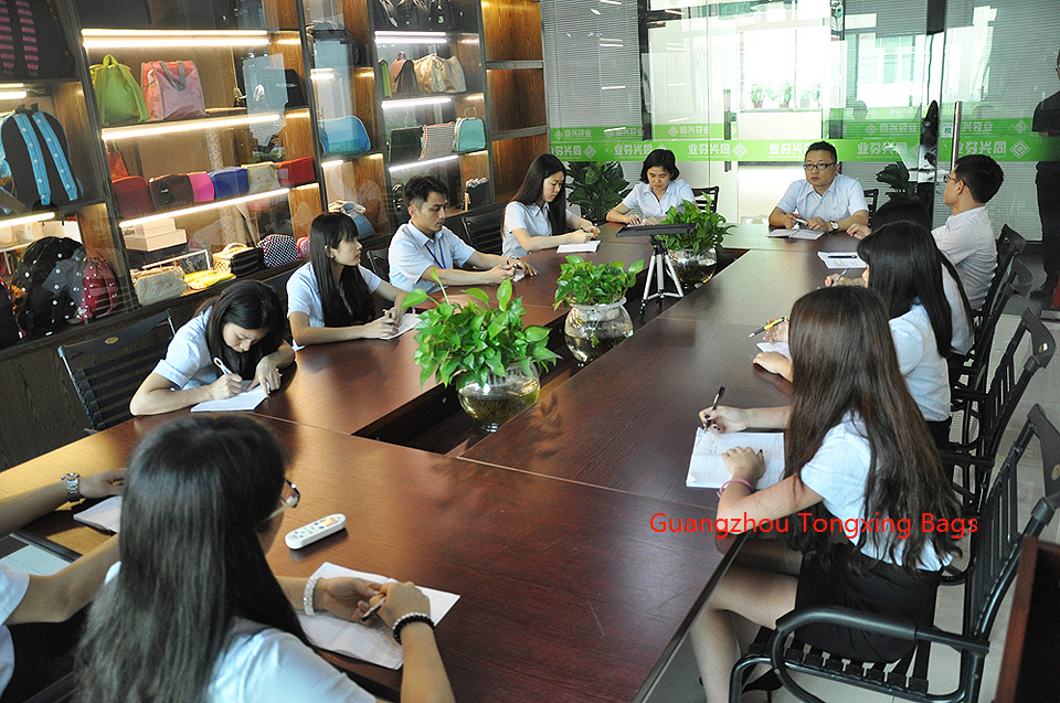 Our Sales Team—Guangzhou Tongxing Bags