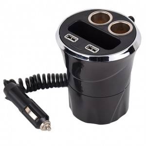 12v / 24v Cup- Shaped Power Socket With Cigarette Plug