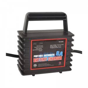 Fast delivery Charger Car Battery - Universal 3 Satge Portable 12V 6 Amp Battery Charger  – Tonny