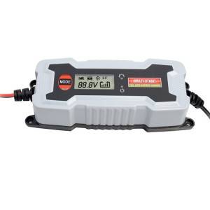 6V/1A, 12V/4A 7-Stage LCD Battery Charger and Battery Maintainer with LCD for 6 and 12V Battery