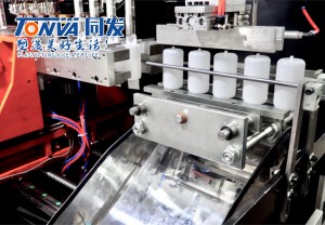 TONVA elektrische blaasvormmachine voor het maken van plastic drinkfles, drankfles, sapfles