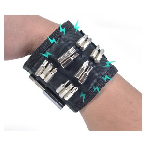 គុណភាពខ្ពស់ Super Strong Magnet Wrist Tool Holder Wristband