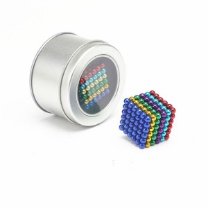 លក់ដុំម៉ាញេទិច Neodymium Sphere Bucky Rainbow Magnetic Balls មានក្នុងស្តុក