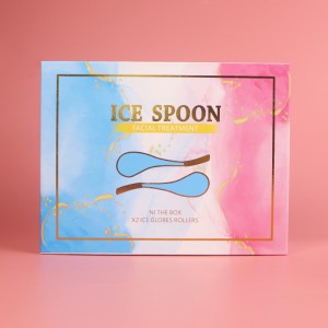 Ukupholisa Ubuso be-Ice Spoon ye-Facial Massage Tools