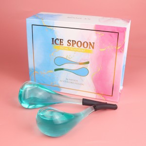 Txias Lub ntsej muag Ice Spoon Facial Massage Tools
