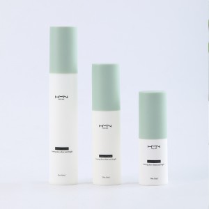 Eco-friendly nga Plastic Packaging Airless Bottle PP-PCR Material