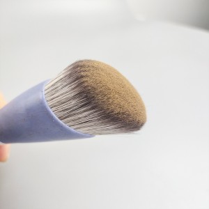 Pinceaux de maquillage biodégradables en paille de blé