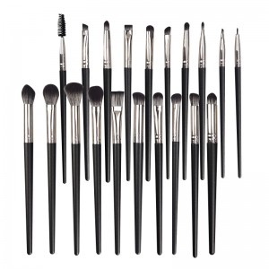 Wooden Black Classic Professional Makeup Brushes