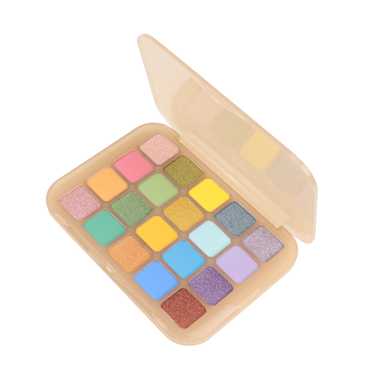 OEM/ODM Oogskadu Privaat Etiket 20 Kleure Mat Professionele Make-up Shimmer Oogskadu Palet Gepigmenteerd