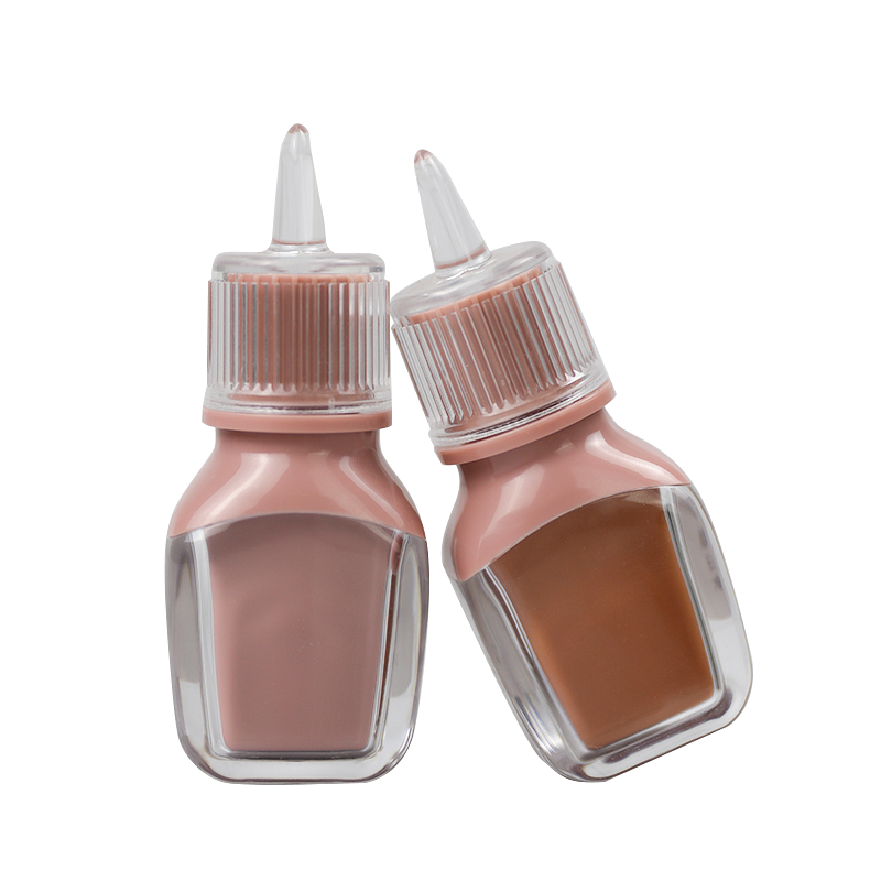 2 en 1 Lipgloss Blush Cosmetics Vaso antiadherente Vegan Liquid Blush altamente pigmentado y Lipgloss Private Label Blush
