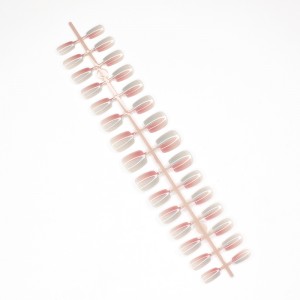 Unhas da moda 2023 Ombre Nails Soft Gel Design quadrado Unhas postiças para salão de beleza