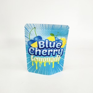 Custom Printed 3.5 Baggies Smell Proof Stand up Ziplock Resealable Packaging Mylar Bags