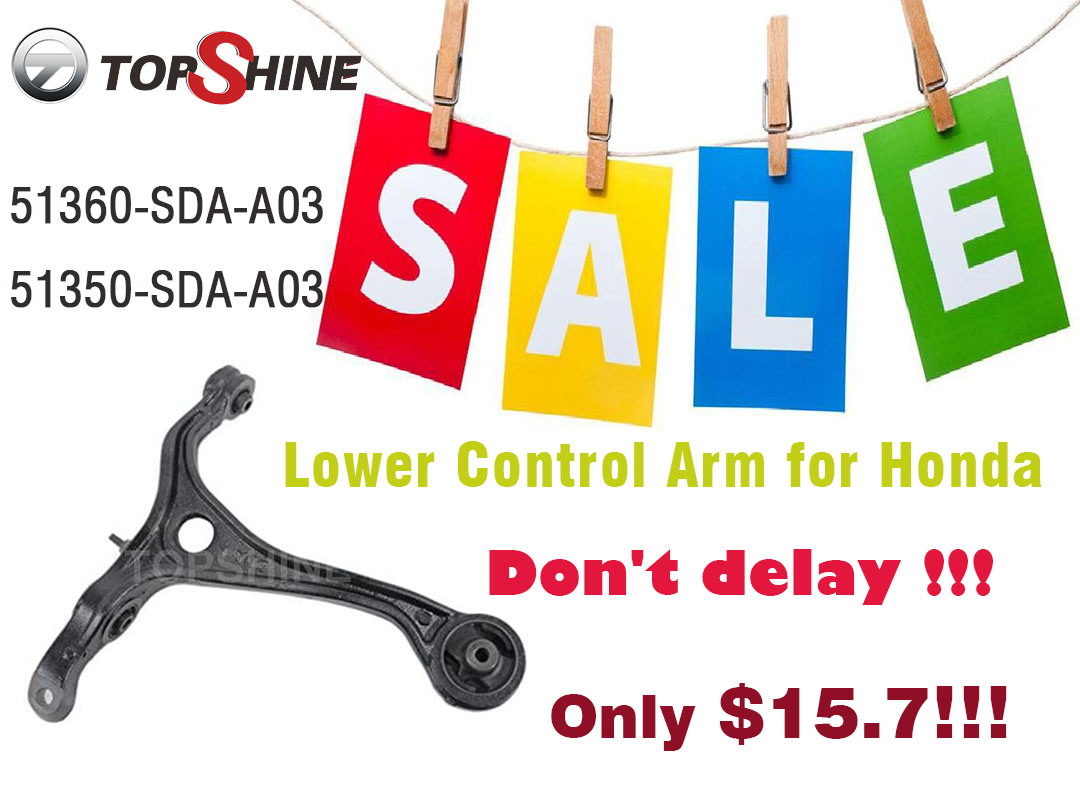 【Barang aktivitas】51360-SDA-A03 Lengan Kontrol kanggo Honda $15.7