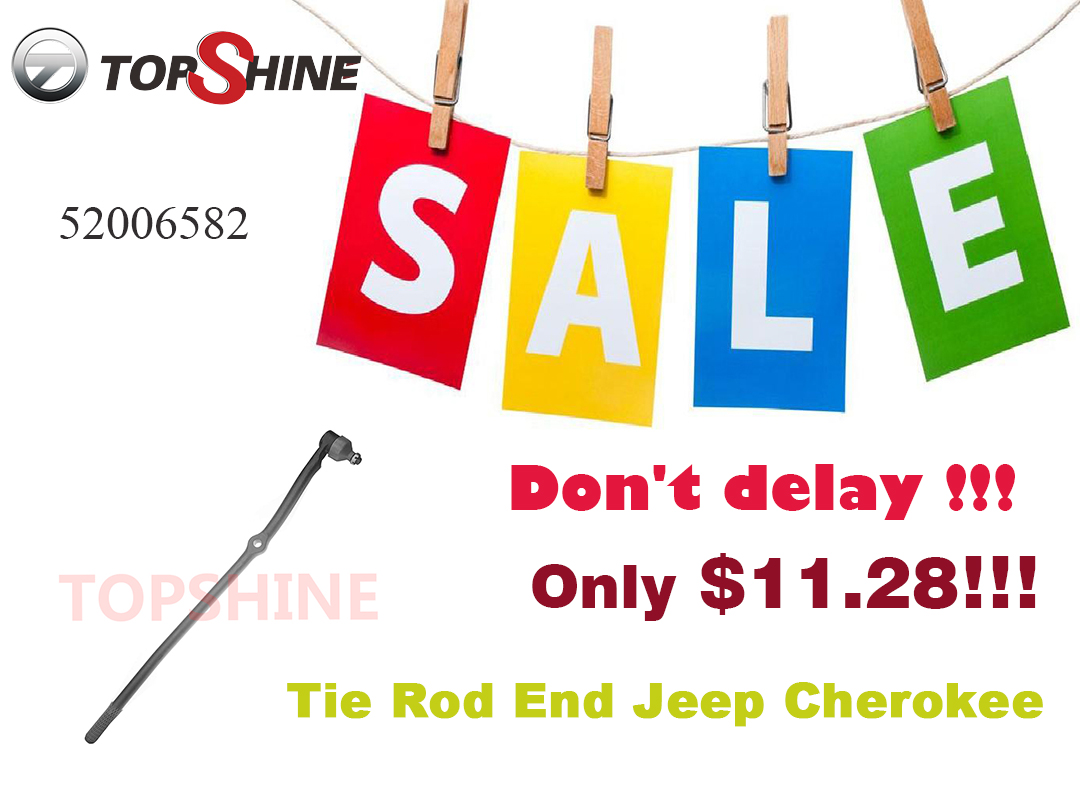 【Barang aktivitas】52006582 Tie Rod Ends kanggo Jeep