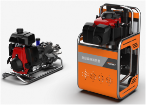 Backpack remote transport high-pressure forest fire pump