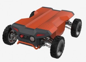 TIGER-03 Ledakan-buktina chassis robot roda