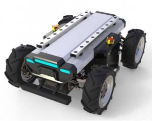 Robot chassis wheeled ee kala duwan (TIGER-01)