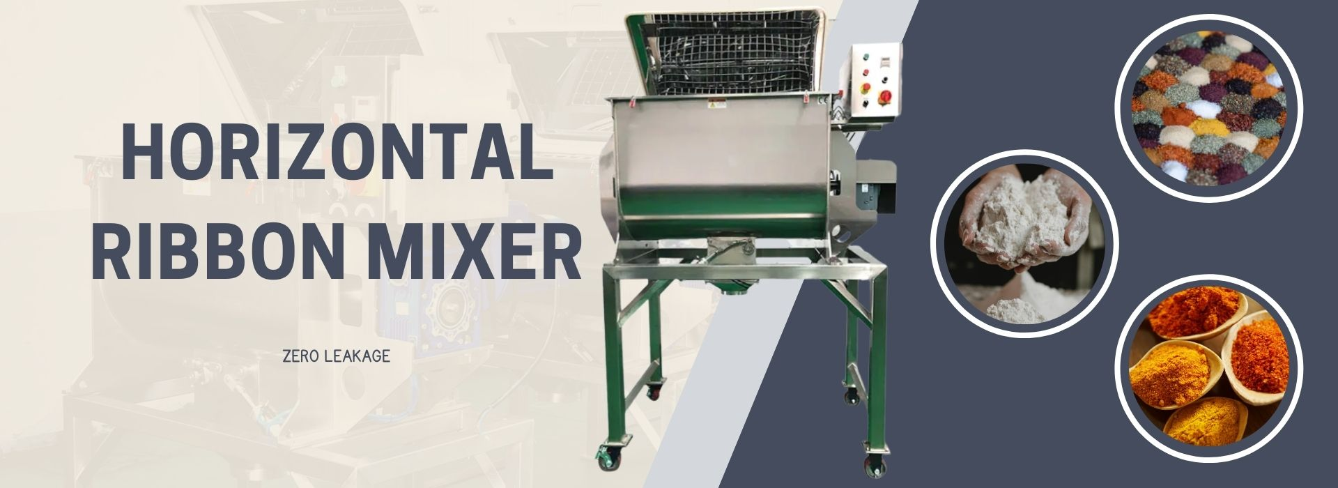 Number 1 Choice by Most Industries Horizontal Ribbon Mixer Factory in China