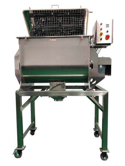 How to use the ribbon mixer machine?