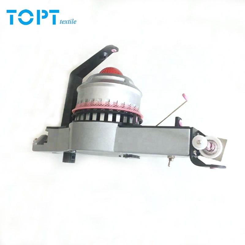 Intermittent storage yarn feeder with cable in single phrase and 42V in circular knitting machine spare parts