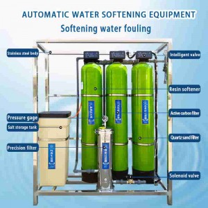 Equips de tractament d'aigua per suavització en diverses etapes