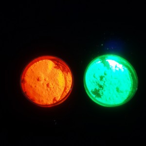 Factory Wholesale Fluorescent red green blue yellow uv Pigment 365nm Ultraviolet excited phosphor organic pigment
