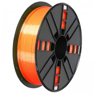 1.75mm Silk filament PLA 3D Filament Shiny Orange