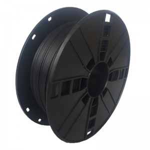 Filamento de impresora 3D de fibra de carbono PLA cor negra