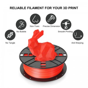 PLA plus Red PLA filament 3D-utskriftsmaterial