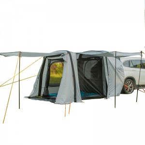 Oppblåsbart bil bak telt for 6-8 personer