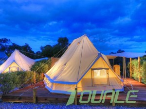 Camping House Tenda e madhe me zile e perandorit prej pambuku të papërshkueshëm nga uji